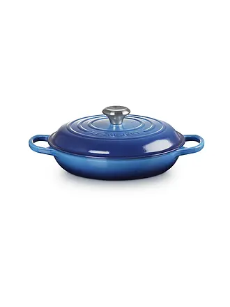 LE CREUSET | Gourmet-Profitopf "Signature" 26cm (ofenrot) | blau